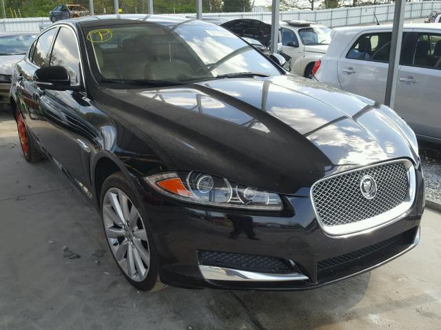 SAJWJ0EF3D8S84558 - 2013 JAGUAR XF BLACK photo 1