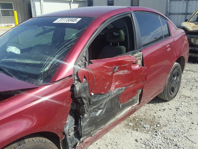 1G8AJ52F34Z170719 - 2004 SATURN ION LEVEL RED photo 10