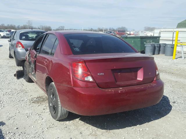 1G8AJ52F34Z170719 - 2004 SATURN ION LEVEL RED photo 3