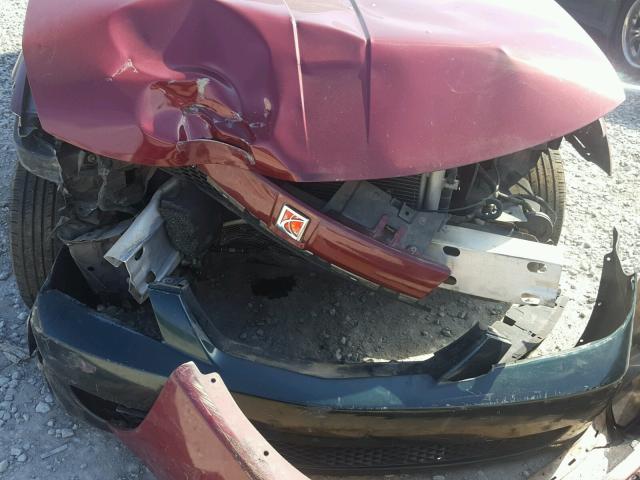 1G8AJ52F34Z170719 - 2004 SATURN ION LEVEL RED photo 9
