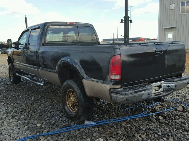 1FTSW31P03EB96629 - 2003 FORD F350 SRW S BLACK photo 3