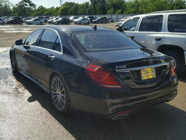 WDDUG8CB8FA115883 - 2015 MERCEDES-BENZ S 550 BLACK photo 3