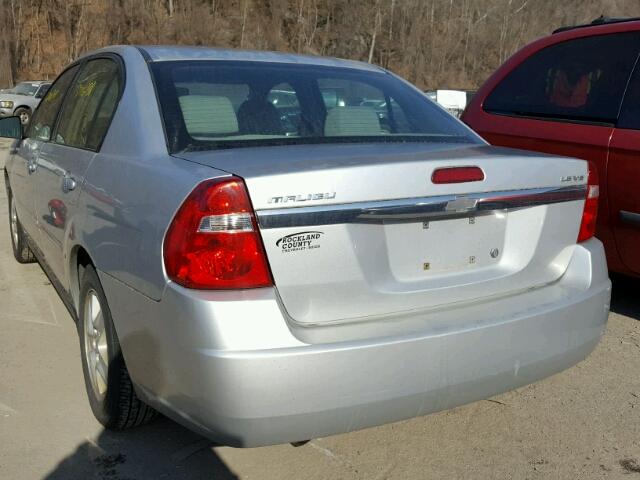 1G1ZT54895F100400 - 2005 CHEVROLET MALIBU LS 灰色 照片 3