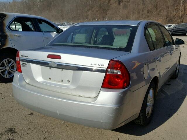 1G1ZT54895F100400 - 2005 CHEVROLET MALIBU LS 灰色 照片 4