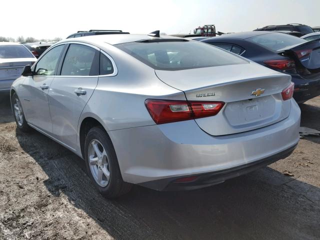 1G1ZB5ST1HF292071 - 2017 CHEVROLET MALIBU LS 银色 照片 3