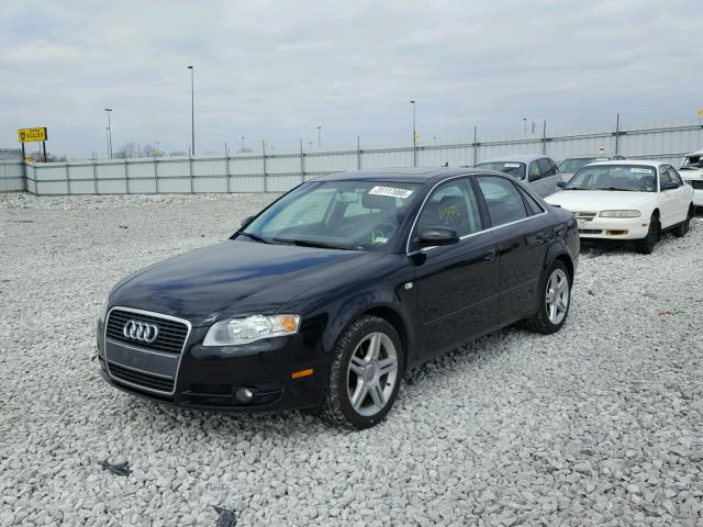 WAUAF78E27A019016 - 2007 AUDI A4 2 BLACK photo 2