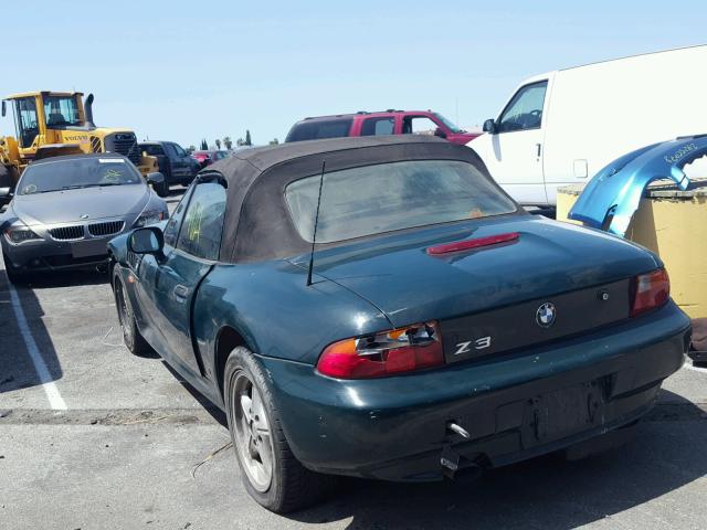 4USCH7328VLB78107 - 1997 BMW Z3 1.9 GREEN photo 3