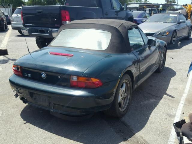 4USCH7328VLB78107 - 1997 BMW Z3 1.9 GREEN photo 4