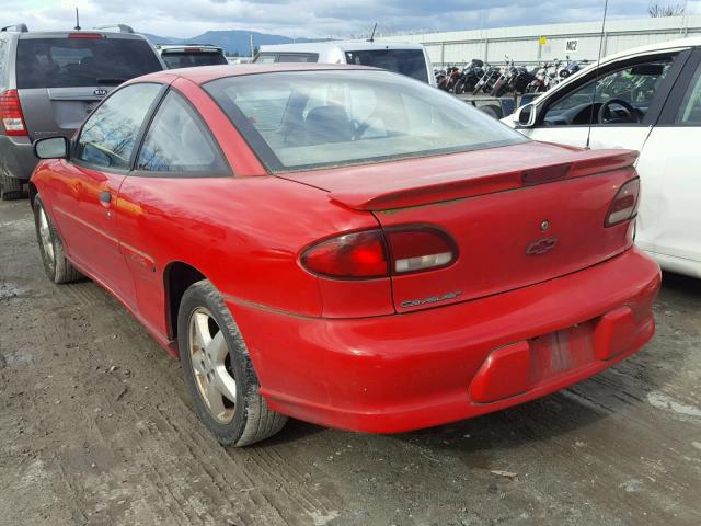 1G1JF12TXX7278818 - 1999 CHEVROLET CAVALIER Z RED photo 3