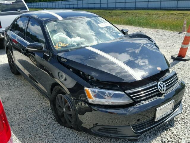 3VWD07AJ0EM390147 - 2014 VOLKSWAGEN JETTA SE BLACK photo 1