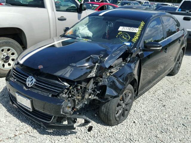 3VWD07AJ0EM390147 - 2014 VOLKSWAGEN JETTA SE 黑色 照片 2