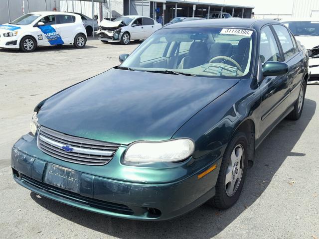 1G1NE52J92M639024 - 2002 CHEVROLET MALIBU LS მწვანე ფოტო 2