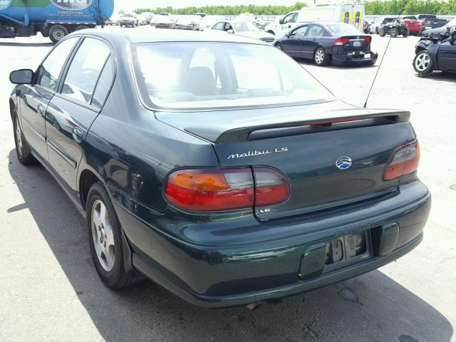 1G1NE52J92M639024 - 2002 CHEVROLET MALIBU LS მწვანე ფოტო 3