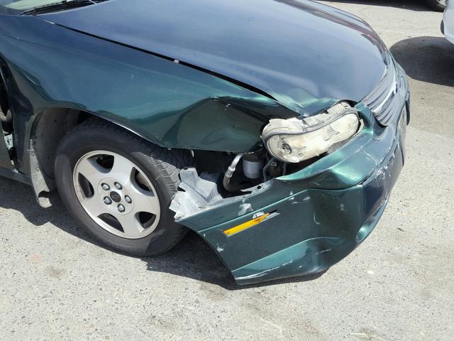 1G1NE52J92M639024 - 2002 CHEVROLET MALIBU LS მწვანე ფოტო 9