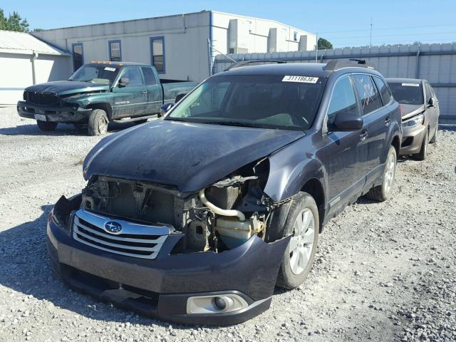 4S4BRCCC8B3404165 - 2011 SUBARU OUTBACK 2. GRAY photo 2