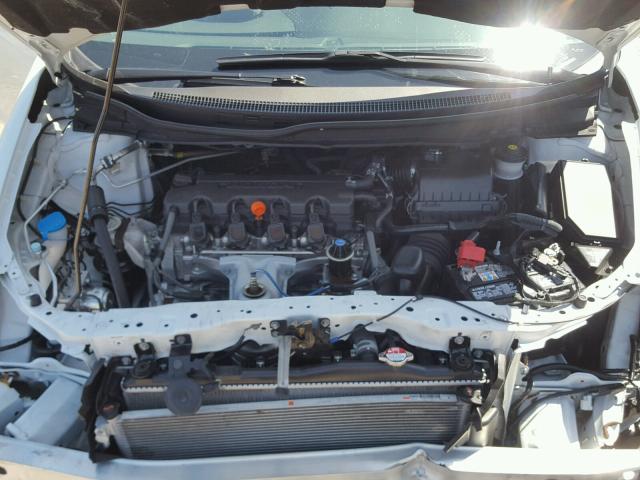 19XFB2F93FE058769 - 2015 HONDA CIVIC EXL WHITE photo 7