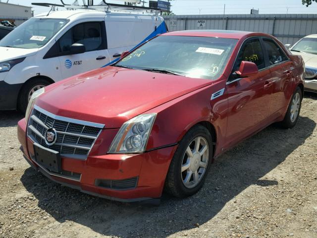 1G6DF577090168219 - 2009 CADILLAC CTS RED photo 2