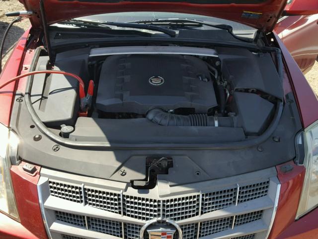 1G6DF577090168219 - 2009 CADILLAC CTS RED photo 7