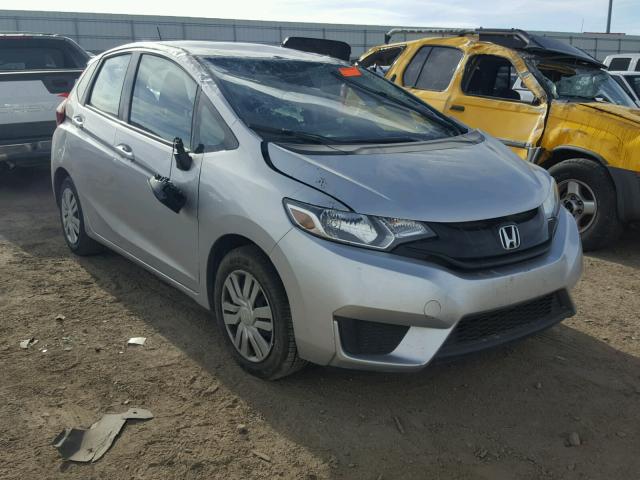 3HGGK5G51FM738856 - 2015 HONDA FIT LX SILVER photo 1