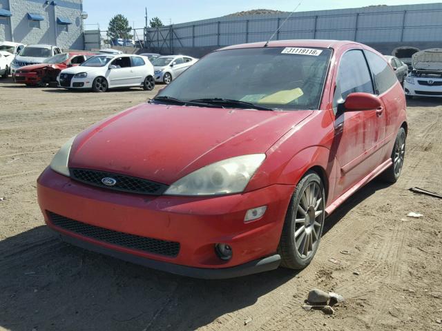 3FAHP39533R182172 - 2003 FORD FOCUS SVT RED photo 2