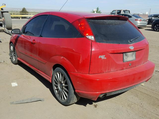 3FAHP39533R182172 - 2003 FORD FOCUS SVT RED photo 3