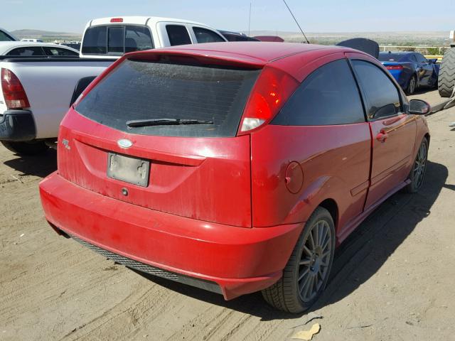 3FAHP39533R182172 - 2003 FORD FOCUS SVT RED photo 4