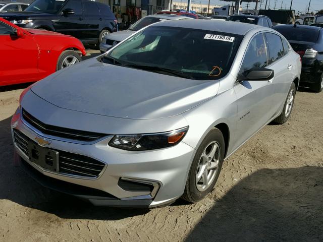 1G1ZB5ST6GF282859 - 2016 CHEVROLET MALIBU LS 银色 照片 2