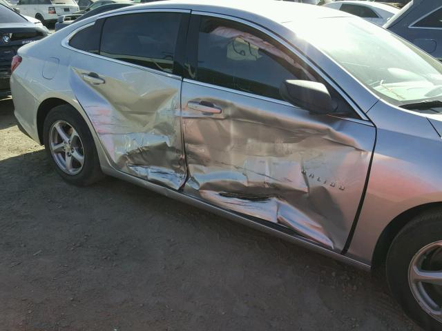 1G1ZB5ST6GF282859 - 2016 CHEVROLET MALIBU LS 银色 照片 9