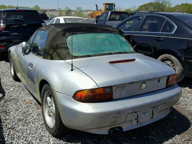 4USCH7324TLB66811 - 1996 BMW Z3 1.9 SILVER photo 3