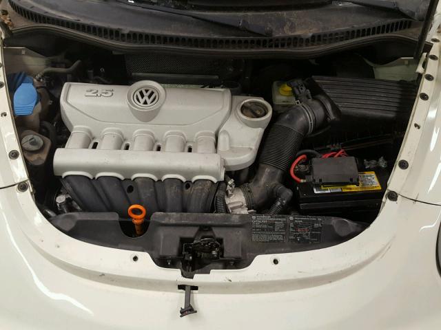 3VWFF31Y67M416783 - 2007 VOLKSWAGEN NEW BEETLE თეთრი ფოტო 7
