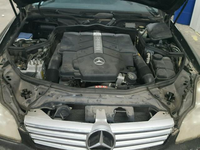 WDDDJ75X66A066493 - 2006 MERCEDES-BENZ CLS 500C BLACK photo 7