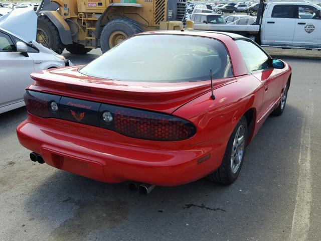 2G2FS22K7W2212386 - 1998 PONTIAC FIREBIRD RED photo 4