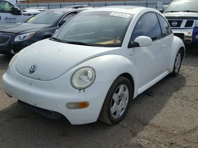 3VWCK21C91M437986 - 2001 VOLKSWAGEN NEW BEETLE თეთრი ფოტო 2