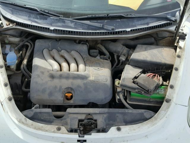 3VWCK21C91M437986 - 2001 VOLKSWAGEN NEW BEETLE თეთრი ფოტო 7