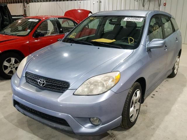 2T1KR32E48C696615 - 2008 TOYOTA COROLLA MA BLUE photo 2