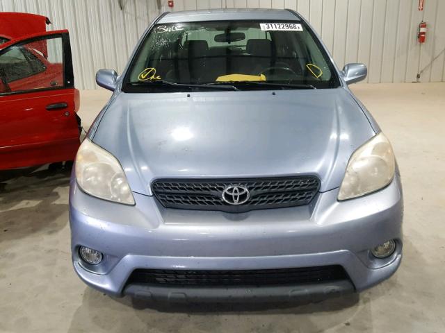 2T1KR32E48C696615 - 2008 TOYOTA COROLLA MA BLUE photo 9