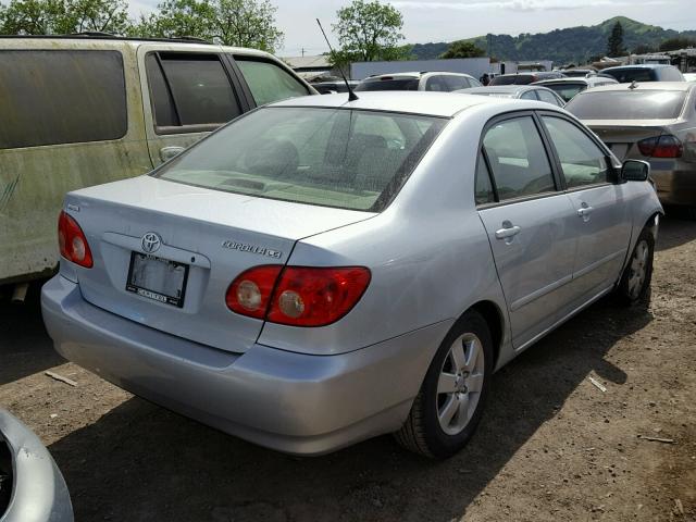 1NXBR30E75Z497054 - 2005 TOYOTA COROLLA CE SILVER photo 4