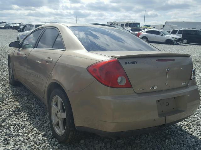 1G2ZG57N674195059 - 2007 PONTIAC G6 BASE GOLD photo 3