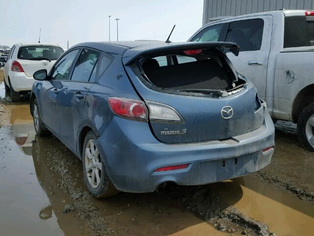 JM1BL1KF8B1397137 - 2011 MAZDA 3 I BLUE photo 3