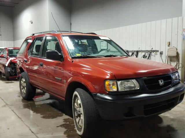 4S6DM58W8Y4420253 - 2000 HONDA PASSPORT E RED photo 1