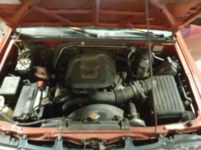 4S6DM58W8Y4420253 - 2000 HONDA PASSPORT E RED photo 7