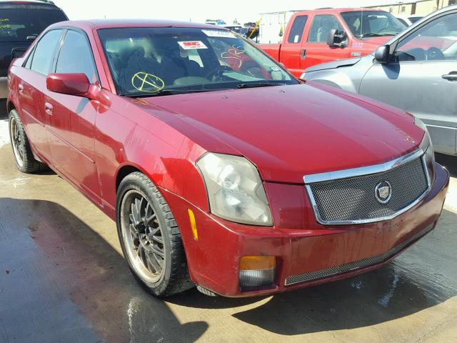 1G6DM56T550183779 - 2005 CADILLAC CTS MAROON photo 1