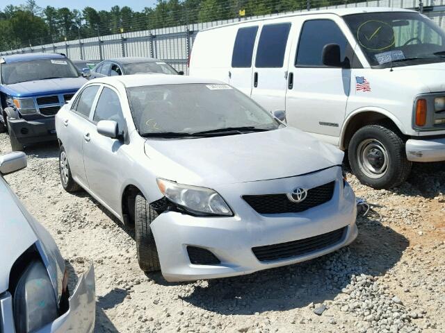 2T1BU4EE2AC432072 - 2010 TOYOTA COROLLA BA SILVER photo 1