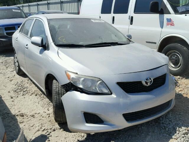 2T1BU4EE2AC432072 - 2010 TOYOTA COROLLA BA SILVER photo 10