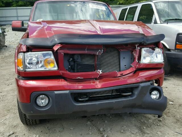 1FTLR4FE8APA21023 - 2010 FORD RANGER SUP RED photo 9