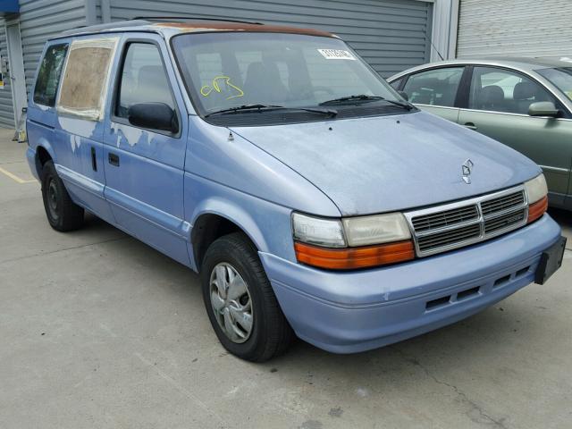 2B4GH2531RR670002 - 1994 DODGE CARAVAN BLUE photo 1