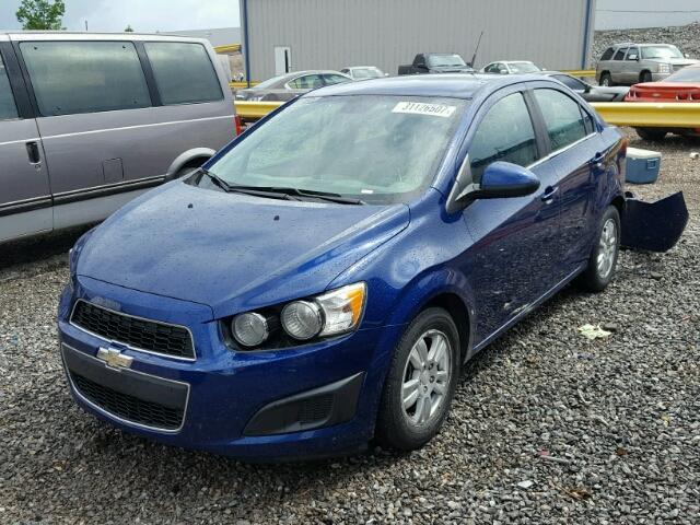 1G1JC5SH1D4142831 - 2013 CHEVROLET SONIC LT BLUE photo 2