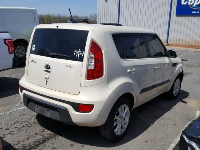 KNDJT2A61D7547334 - 2013 KIA SOUL + WHITE photo 4