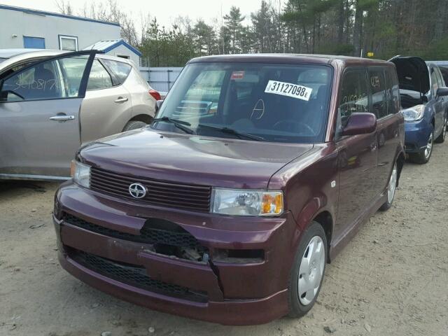 JTLKT324450200943 - 2005 TOYOTA SCION XB მუქწითელი ფოტო 2