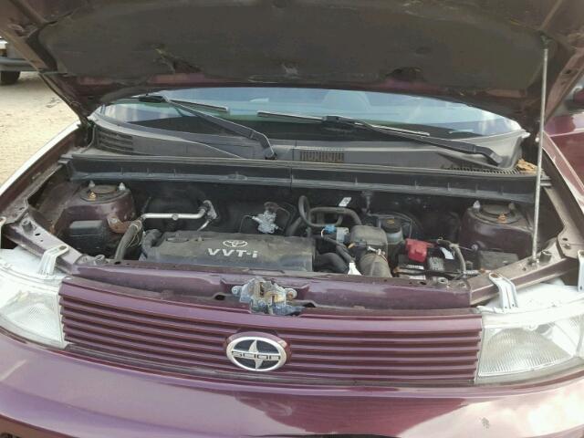 JTLKT324450200943 - 2005 TOYOTA SCION XB მუქწითელი ფოტო 7